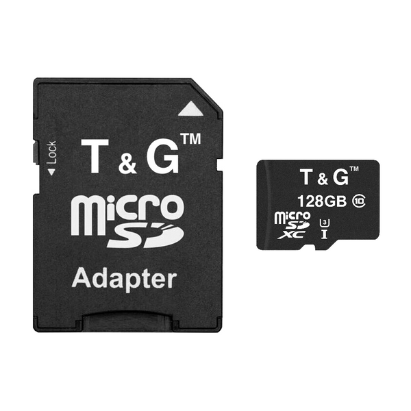 Карта пам`ятi MicroSDXC 128GB UHS-I U3 Class 10 T&G + SD-adapter (TG-128GBSD10U3-01) TG-128GBSD10U3-01 фото