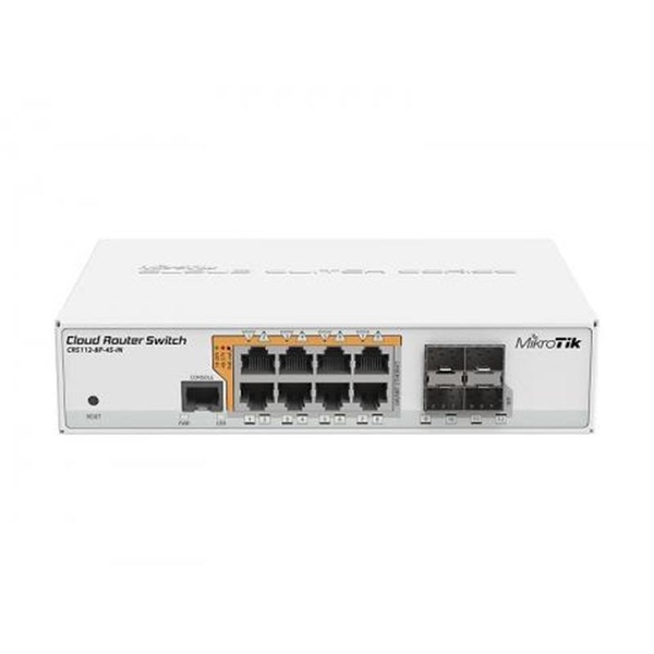 Комутатор MikroTik CRS112-8P-4S-IN CRS112-8P-4S-IN фото