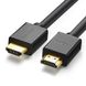 Кабель Ugreen HD104 HDMI - HDMI, 1 м, Black (10106) 10106 фото 1