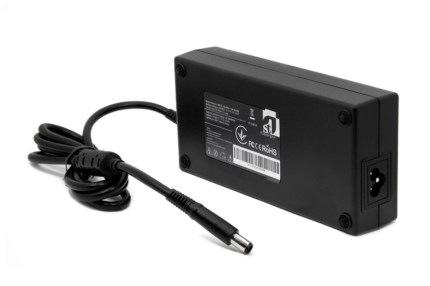 Блок живлення 1StCharger для ноутбука Dell 19.5V 180W 9.23A 7.4х5.0мм (AC1STDE180WB) AC1STDE180WB фото