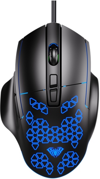Мишка Aula F812 Wired gaming mouse with 7 keys Black (6948391213132) 6948391213132 фото
