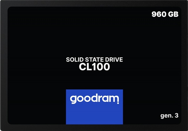 Накопичувач SSD 960GB GOODRAM CL100 GEN.3 2.5" SATAIII 3D TLC (SSDPR-CL100-960-G3) SSDPR-CL100-960-G3 фото