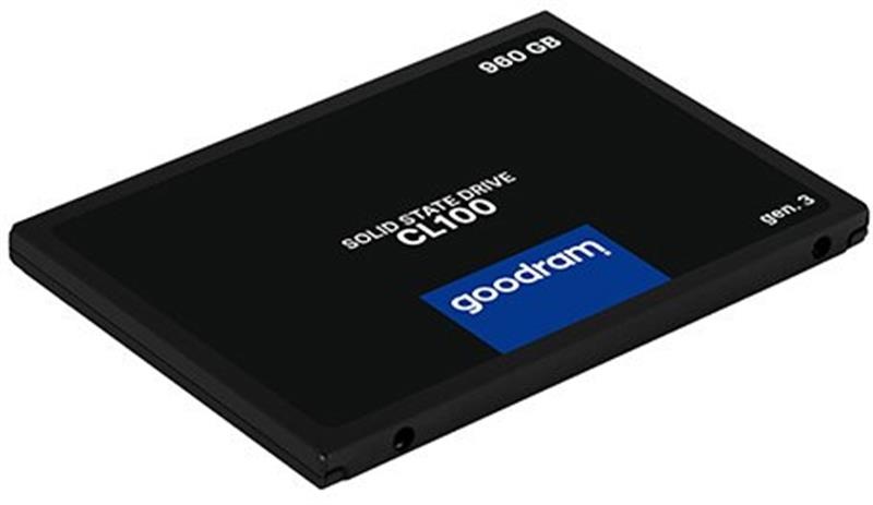 Накопичувач SSD 960GB GOODRAM CL100 GEN.3 2.5" SATAIII 3D TLC (SSDPR-CL100-960-G3) SSDPR-CL100-960-G3 фото