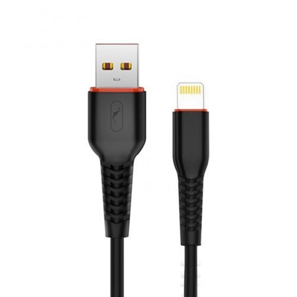 Кабель SkyDolphin S54L Soft USB - Lightning 1м, Black (USB-000428) USB-000428 фото