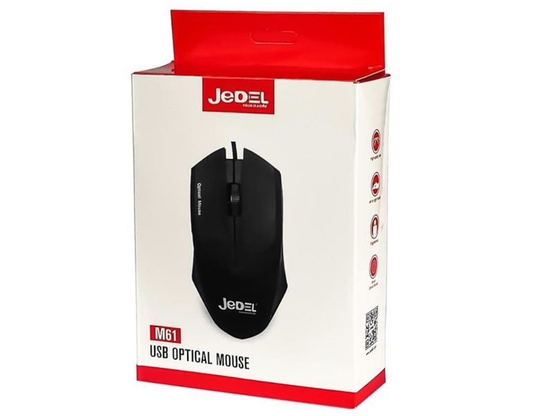 Мишка Jedel M61 Black USB M61-USB фото