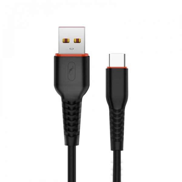 Кабель SkyDolphin S54T Soft USB - Type-C 1м, Black (USB-000430) USB-000430 фото