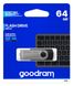 Флеш-накопичувач USB 64GB GOODRAM UTS2 (Twister) Black (UTS2-0640K0R11) UTS2-0640K0R11 фото 5