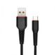 Кабель SkyDolphin S54T Soft USB - Type-C 1м, Black (USB-000430) USB-000430 фото 1