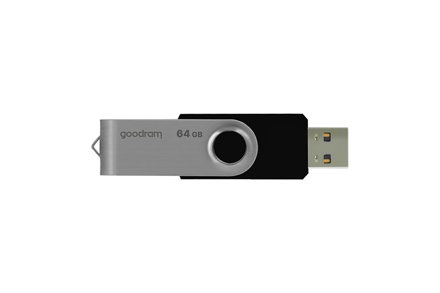 Флеш-накопичувач USB 64GB GOODRAM UTS2 (Twister) Black (UTS2-0640K0R11) UTS2-0640K0R11 фото