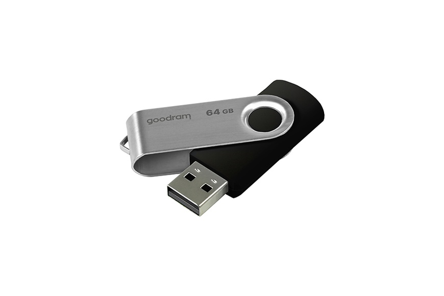 Флеш-накопичувач USB 64GB GOODRAM UTS2 (Twister) Black (UTS2-0640K0R11) UTS2-0640K0R11 фото