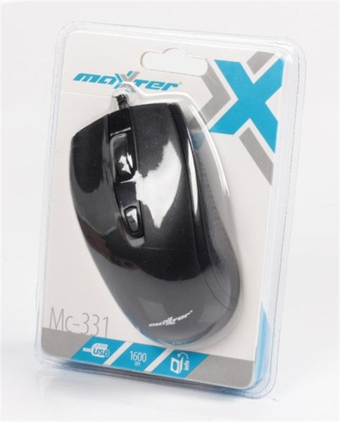 Мишка Maxxter Mc-331 Black USB Mc-331 фото