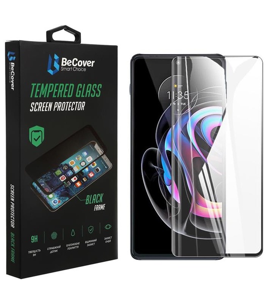 Захисне скло BeCover для Motorola Moto Edge 20/20 Pro Black (706897) 706897 фото