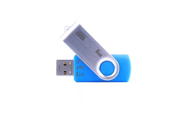 Флеш-накопичувач USB 8GB GOODRAM UTS2 (Twister) Blue (UTS2-0080B0R11) UTS2-0080B0R11 фото