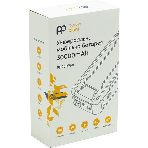 Універсальна мобільна батарея PowerPlant 30000mAh (PB930968) PB930968 фото