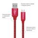 Кабель ColorWay USB-MicroUSB, 2.4А, 2м Red (CW-CBUM009-RD) CW-CBUM009-RD фото 2