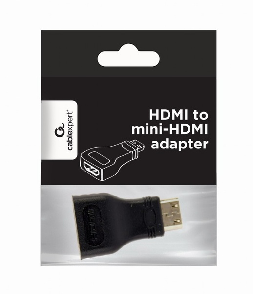 Адаптер Cablexpert HDMI - mini-HDMI, (M/F), Black (A-HDMI-FC) A-HDMI-FC фото