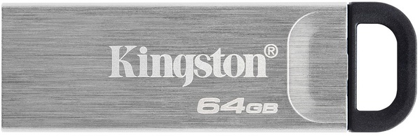 Флеш-накопичувач USB3.2 64GB Kingston DataTraveler Kyson Silver/Black (DTKN/64GB) DTKN/64GB фото