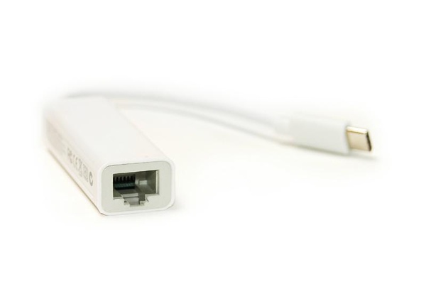 Адаптер PowerPlant (DV00DV4067) USB Type-C-RJ45, 0.12м, White DV00DV4067 фото