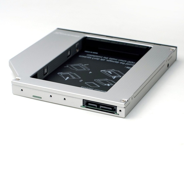 Адаптер підключення Grand-X HDD 2.5" в відсік приводу ноутбука SATA/SATA3 12.7мм (HDC-25) HDC-25 фото