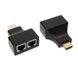 Адаптер Voltronic HDMI - 2хRJ-45 (M/F), Black (YT-SCPE HDMI/2P-30m720P/08516) YT-SCPE HDMI/2P-30m720P/08516 фото 2