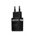 Зарядний пристрій Hoco C12 Smart (2USB, 2.4А) Black (6957531064114) + кабель MicroUSB 6957531064114 фото 2