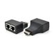 Адаптер Voltronic HDMI - 2хRJ-45 (M/F), Black (YT-SCPE HDMI/2P-30m720P/08516) YT-SCPE HDMI/2P-30m720P/08516 фото 1