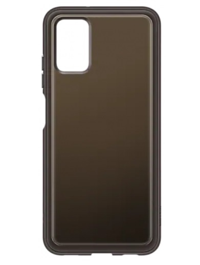 Чохол-накладка Samsung Soft Clear Cover для Samsung Galaxy A03s SM-A037 Black (EF-QA037TBEGRU) EF-QA037TBEGRU фото