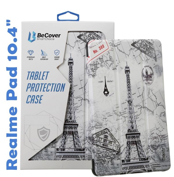 Чохол-книжка BeCover Smart для Realme Pad 10.4" Paris (708276) 708276 фото