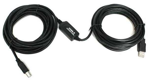 Кабель Viewcon VV013 USB2.0(AM)-USB2.0(BM), активний, 10м VV013-10M фото