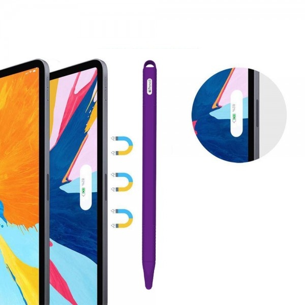 Чохол TPU Goojodoq Hybrid Ear для стілуса Apple Pencil 2 Violet тех.пак (4001055094286V) 4001055094286V фото