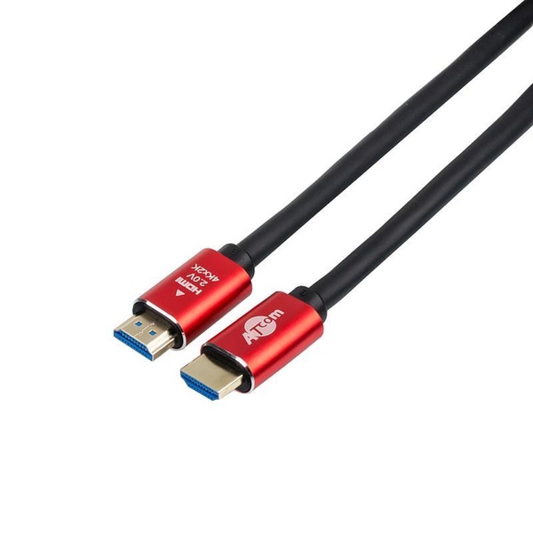 Кабель Atcom HDMI - HDMI V 2.0, (M/M), 20 м, Black/Red (24920) 24920 фото
