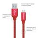 Кабель ColorWay USB-USB Type-C, 1м Red (CW-CBUC003-RD) CW-CBUC003-RD фото 2