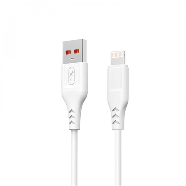 Кабель SkyDolphin S61L USB - Lightning 1м, White (USB-000443) USB-000443 фото