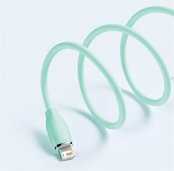 Кабель Baseus Jelly Liquid Silica Gel USB-Lightning, 2.4A, 2м Green (CAGD000106) CAGD000106 фото