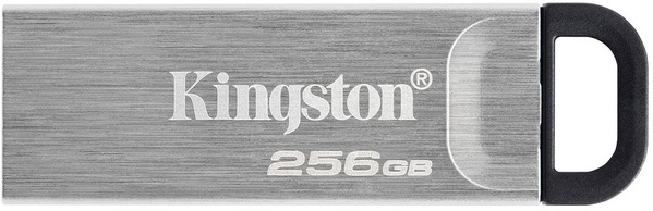 Флеш-накопичувач USB3.2 256GB Kingston DataTraveler Kyson Silver/Black (DTKN/256GB) DTKN/256GB фото
