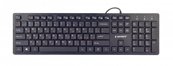 Клавіатура Gembird KB-MCH-03-UA Ukr Black USB KB-MCH-03-UA фото