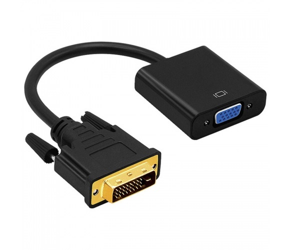 Адаптер Voltronic VGA - DVI, (M/F), 0.1 м, Black (YT-C-DVI-(M)/VGA(F)/12138) YT-C-DVI-(M)/VGA(F)/12138 фото