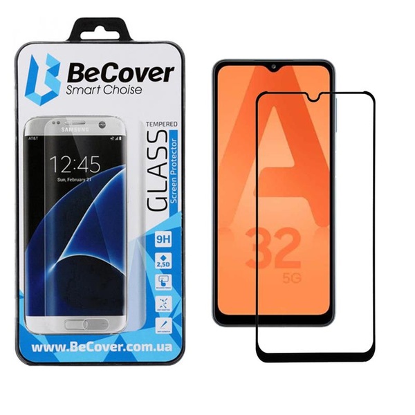Захисне скло BeCover для Samsung Galaxy A32 SM-A325 Black (705656) 705656 фото