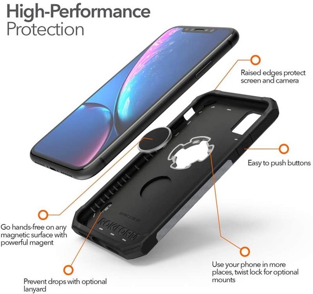 Чохол-накладка Rokform Rugged для Apple iPhone 11 Pro Gun Metal (306643P) 306643P фото