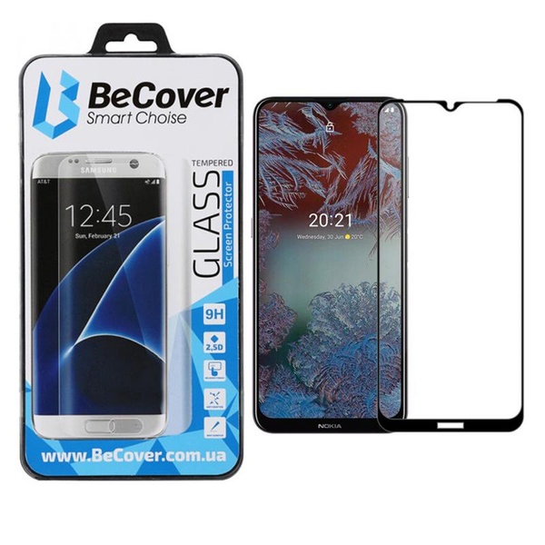 Захисне скло BeCover для Nokia G10/G20 Black (706389) 706389 фото