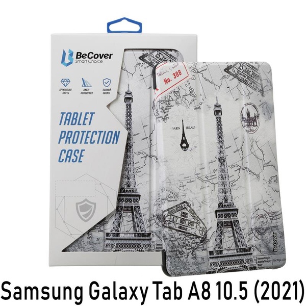 Чохол-книжка BeCover Smart для Samsung Galaxy Tab A8 SM-X200/SM-X205 Paris (708065) 708065 фото