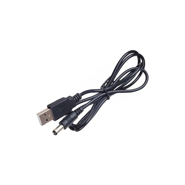 Кабель живлення Atcom (10035) USB(AM) - 3,5DC, 2A, 1м, чорний 10035 фото