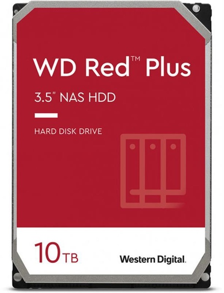 Накопичувач HDD SATA 10.0TB WD Red Plus 7200rpm 256MB (WD101EFBX) WD101EFBX фото