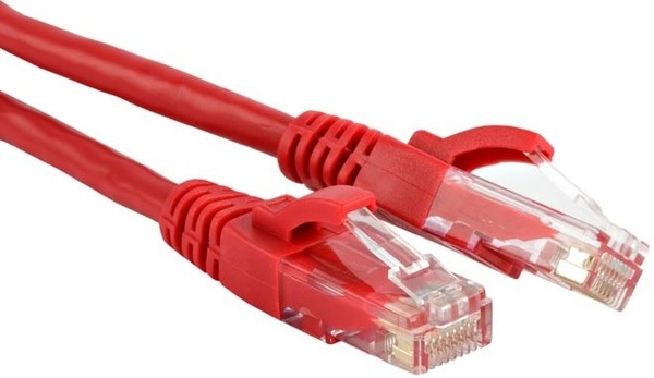 Патч-корд UTP Cablexpert (PP12-2M/R) литий, 50u "штекер із засувкою, 2 м, червоний PP12-2M/R фото