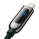 Кабель Baseus Display Fast Charging USB-C-Lightning, 20W, 2м Green (CATLSK-A06) CATLSK-A06 фото 3